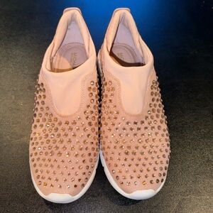 Michael Kors Ace Trainer Rhinestone Fashion Sneakers